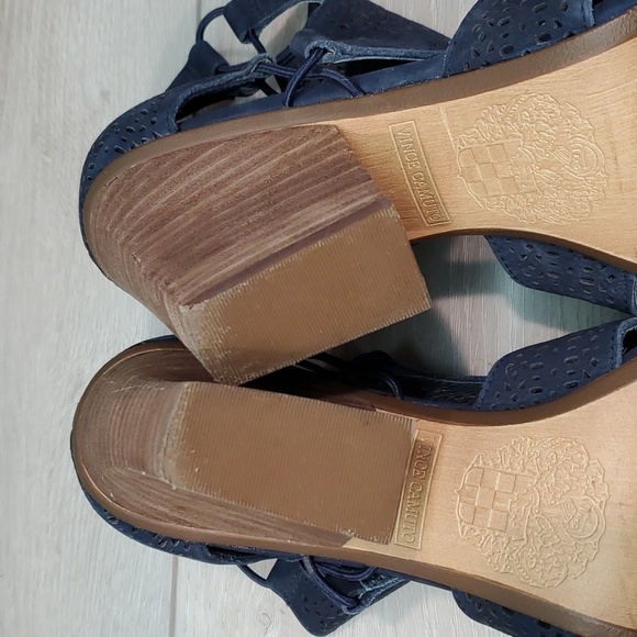 Vince Camuto Women Corbina Ankle Side strap Heels Open Toe Ankle boots 8M - Picture 12 of 14